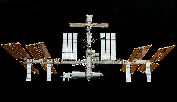 Rymdstationen ISS efter flight 2J/A