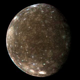 Callisto, måne till Jupiter